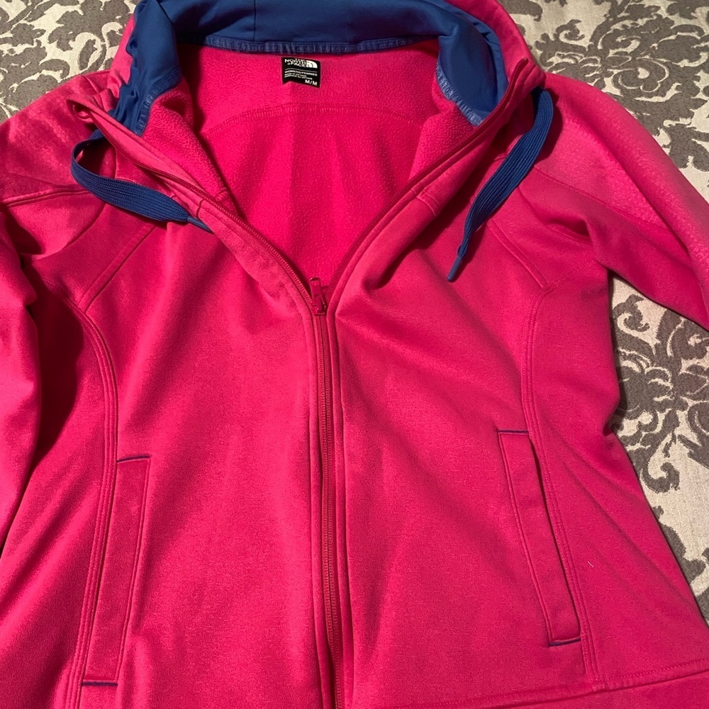 North Face Zip-Up Workout Hooded Sweatshirt